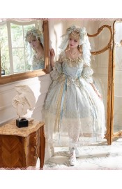Classical Puppets Eyelash Lace High Waist One Piece(Pre-Order/4 Colours/Full Payment Without Shipping)